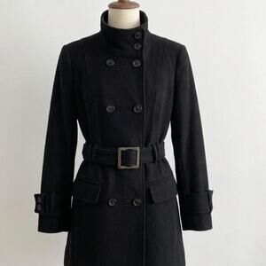 Indie Sleaze Military Napoleon Jacket Funnel Neck 90s Vamp, Carolyn Bessette